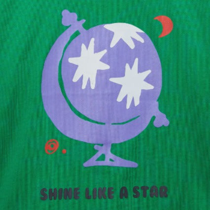 Shine Like A Star Printed Short Sleeved T-Shirt