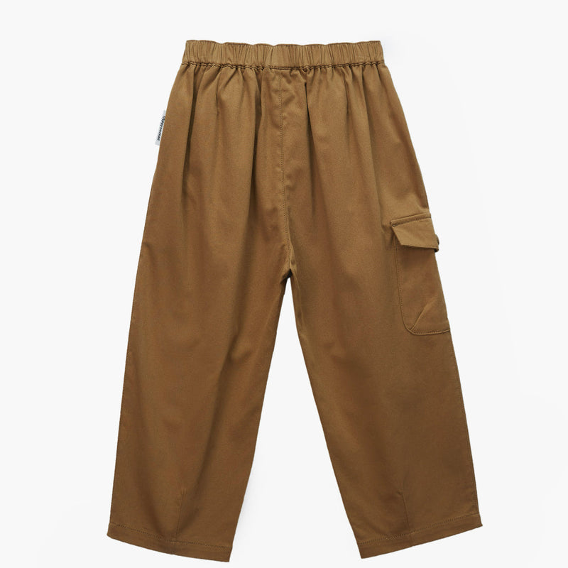 Solid Color Cotton Pocket Cargo Pants