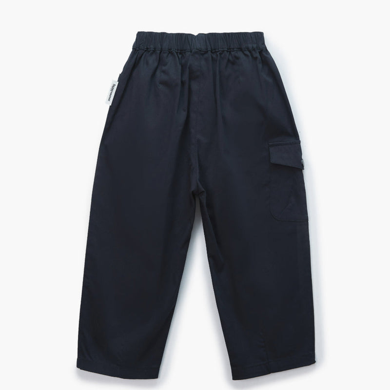 Solid Color Cotton Pocket Cargo Pants