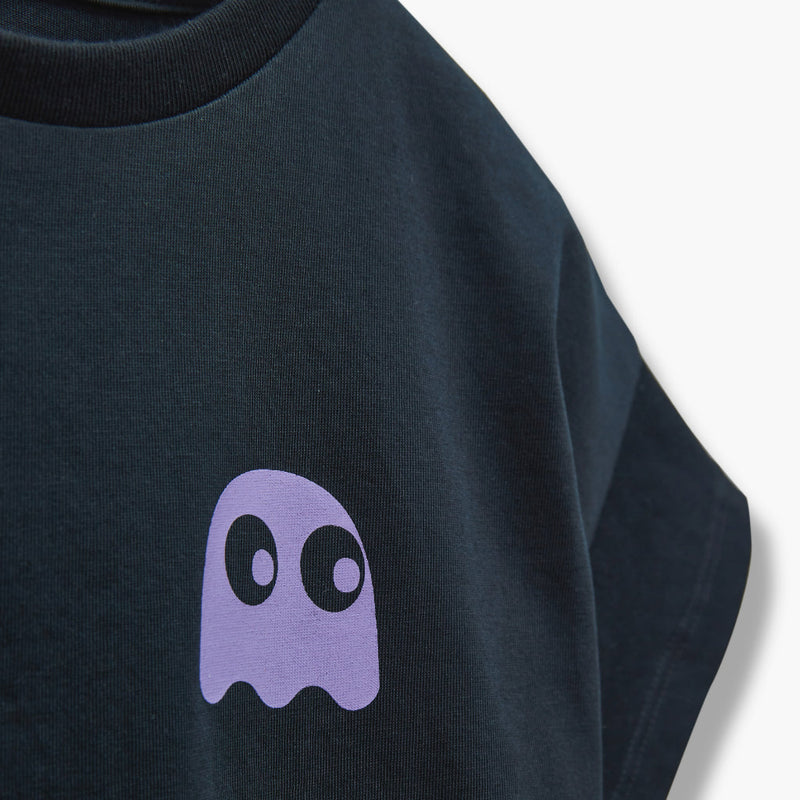 Pac-Man Ghost Printed Short Sleeve T-Shirt