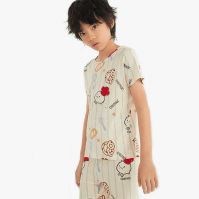 Chefnoc Printed Cotton Pajamas Set