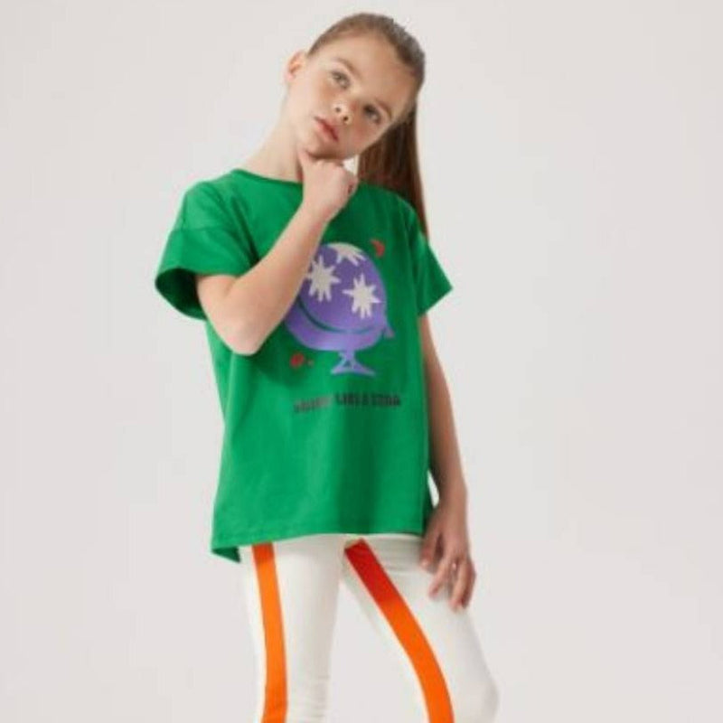 Shine Like A Star Printed Short Sleeved T-Shirt