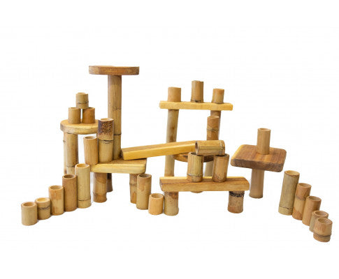 Bamboo 46 Piece Building Block Set