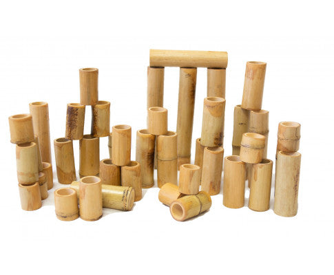 Bamboo 40 Piece Building Block Set