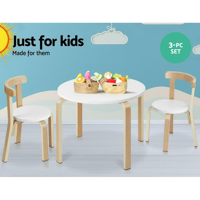 Baby Direct 3PCS Set Kids Activity Table and Chairs Toy Play Desk