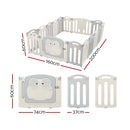 Keezi Baby Playpen 16 Panels Foldable Toddler Fence Safety Play Activity Centre