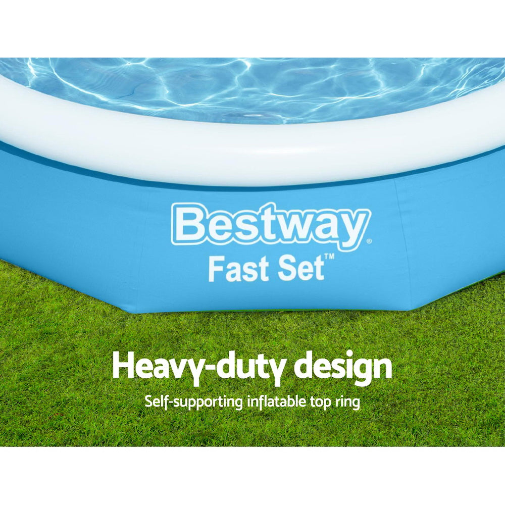 Bestway Swimming Pool Above Ground Kids Fast Set Pools with Filter Pum