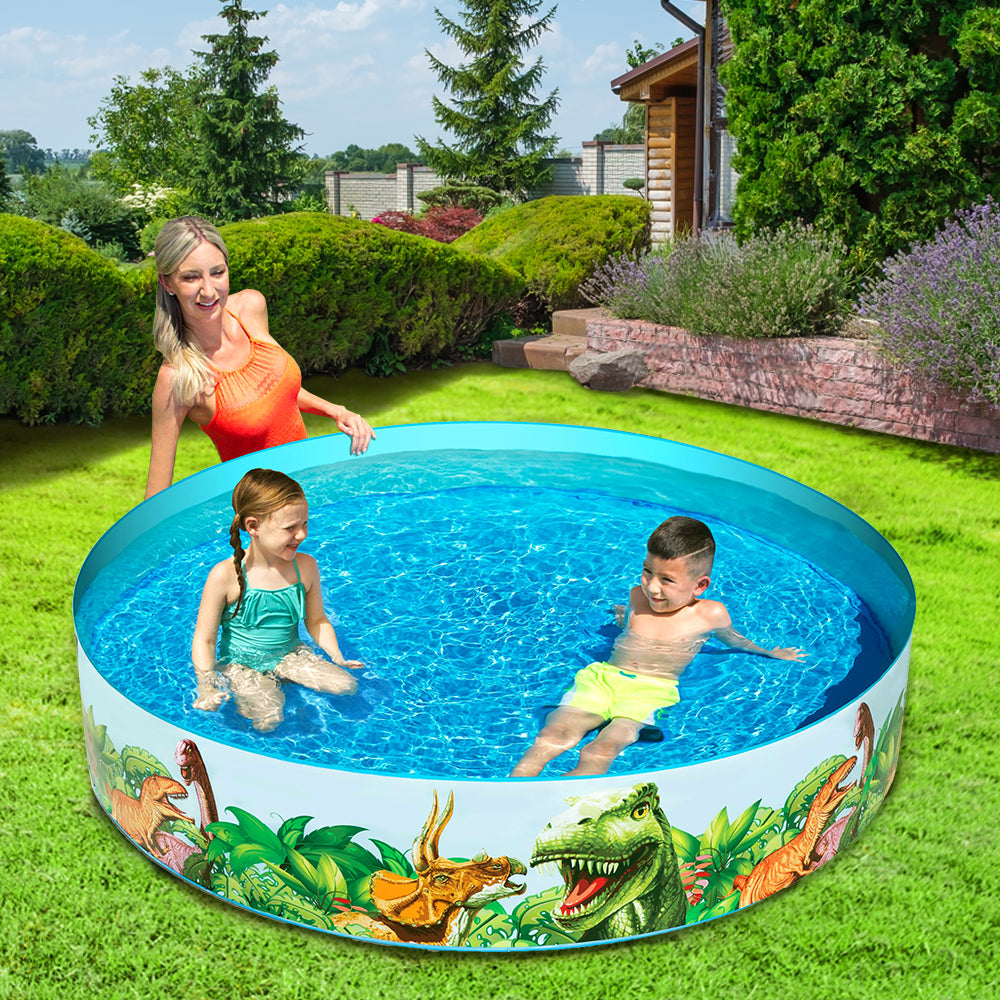 Bestway Kids Swimming Pool Above Ground Play Fun Round Fill-n-Fun Pool