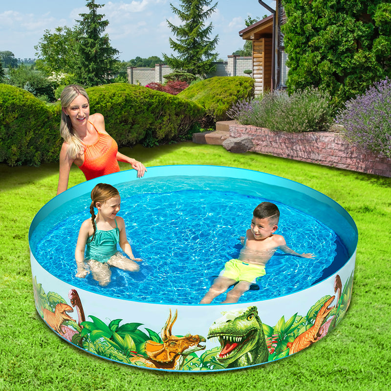 Bestway Kids Swimming Pool Above Ground Play Fun Round Fill-n-Fun Pool
