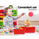 Keezi Kids 8 Bin Compartment Toy Shelf Organiser