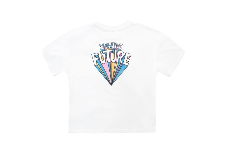Toddler Boy It's The Future printed designed T-shirt