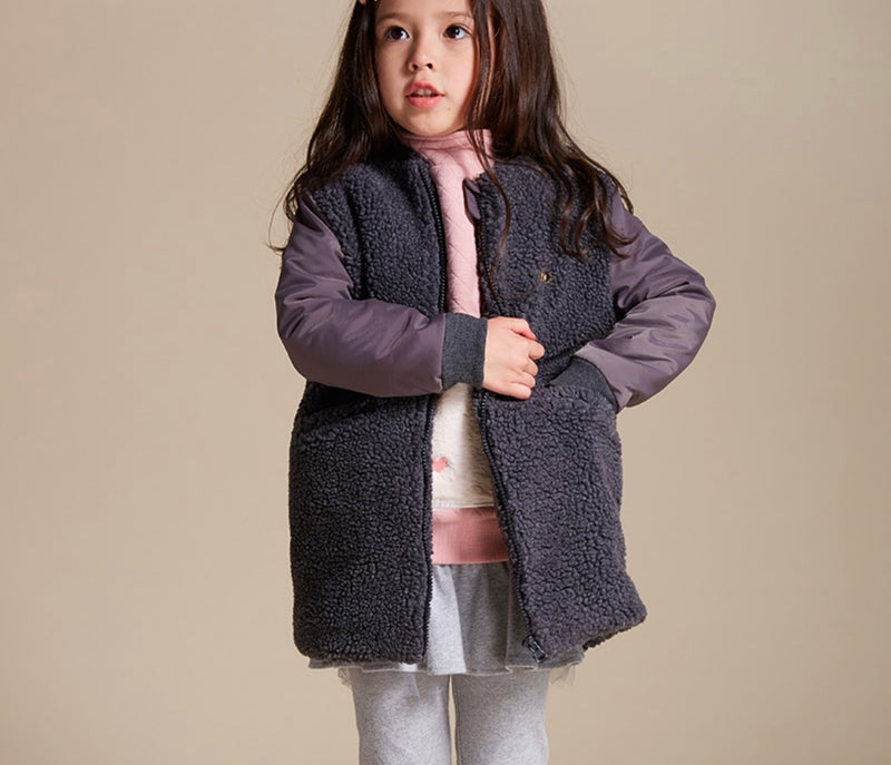 Toddler girl Teddy-Fur Jacket