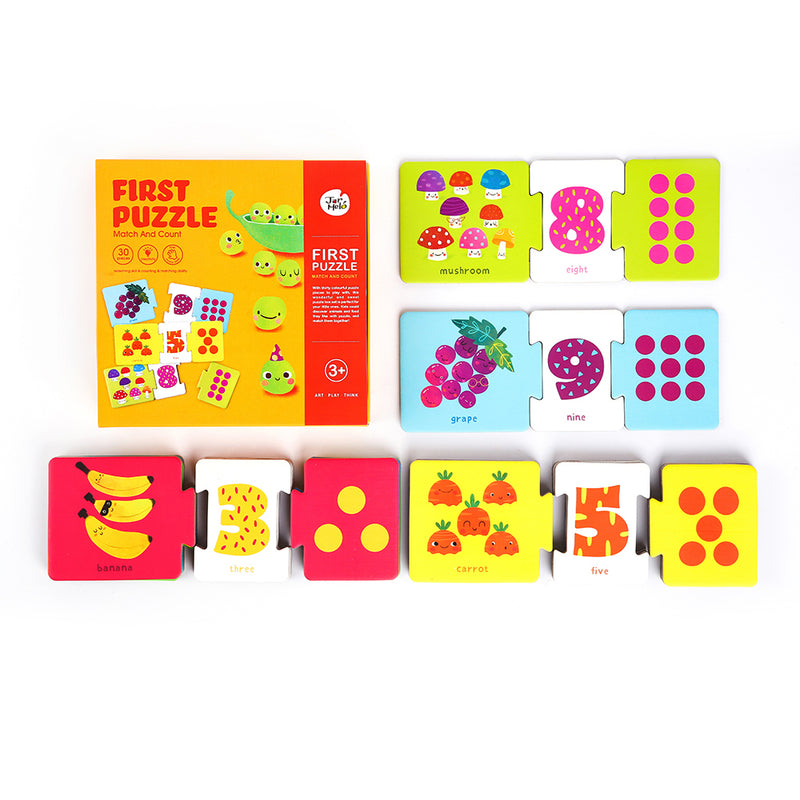 FIRST PUZZLE-MATCH AND COUNT GAME