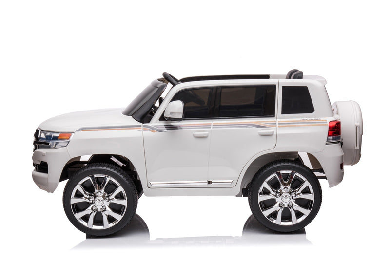 Little Riders 12V Licensed Toyota Land Cruiser Electric Ride on Car for kids with Remote control