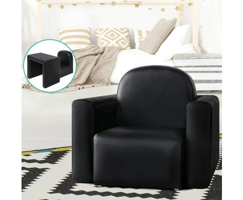 Keezi Kids Convertible PU leather Sofa Chair