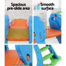 Keezi Kids Slide with Basketball Hoop with Ladder Base Outdoor Indoor Playground Toddler Play