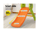 Keezi Kids Slide With Basketball Hoop Activity Center