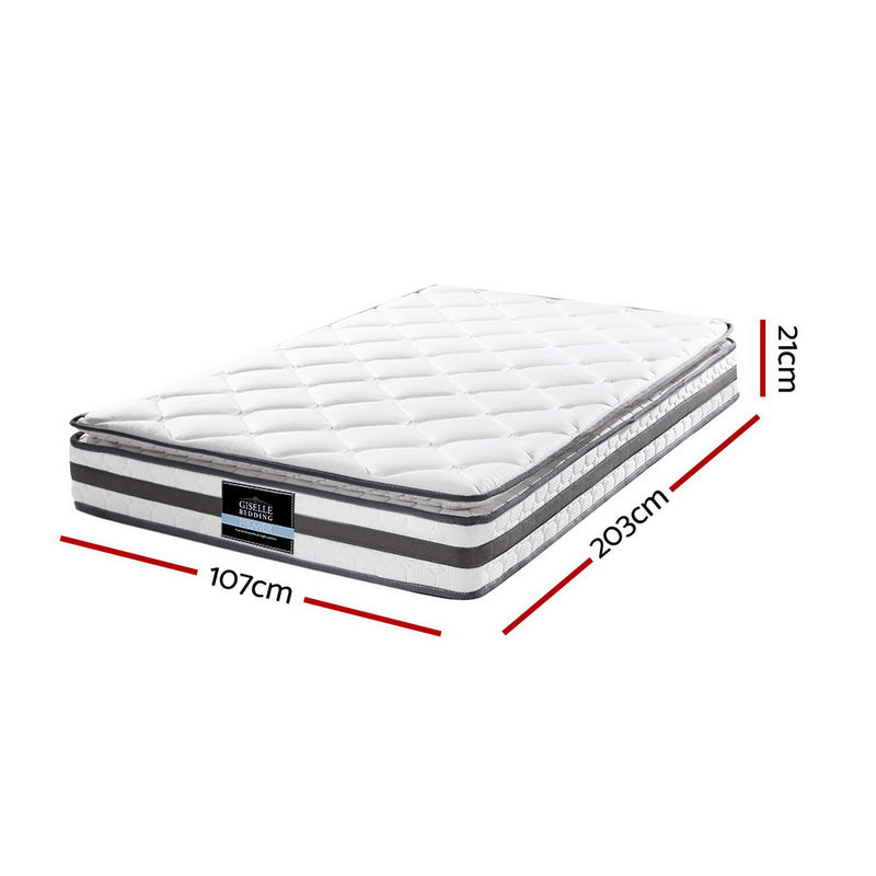 Giselle Bedding Normay Bonnell Spring Mattress 21cm Thick King Single