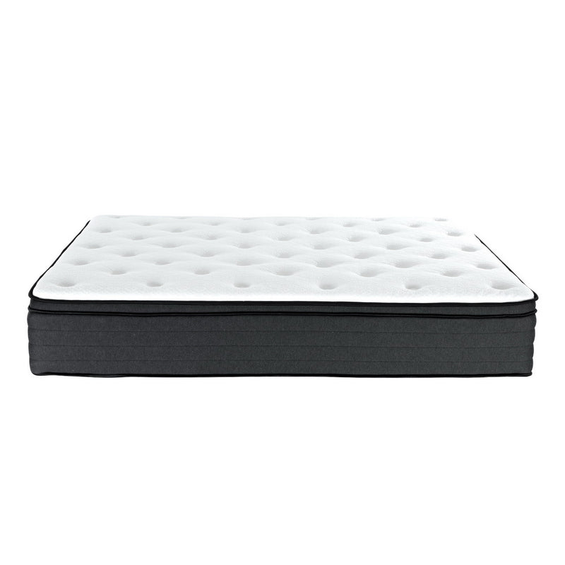 Giselle Bedding Eve Euro Top Pocket Spring Mattress 34cm Thick Queen