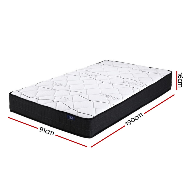 Baby Direct Single bed Bonnell Spring Mattress 16cm Thick Single