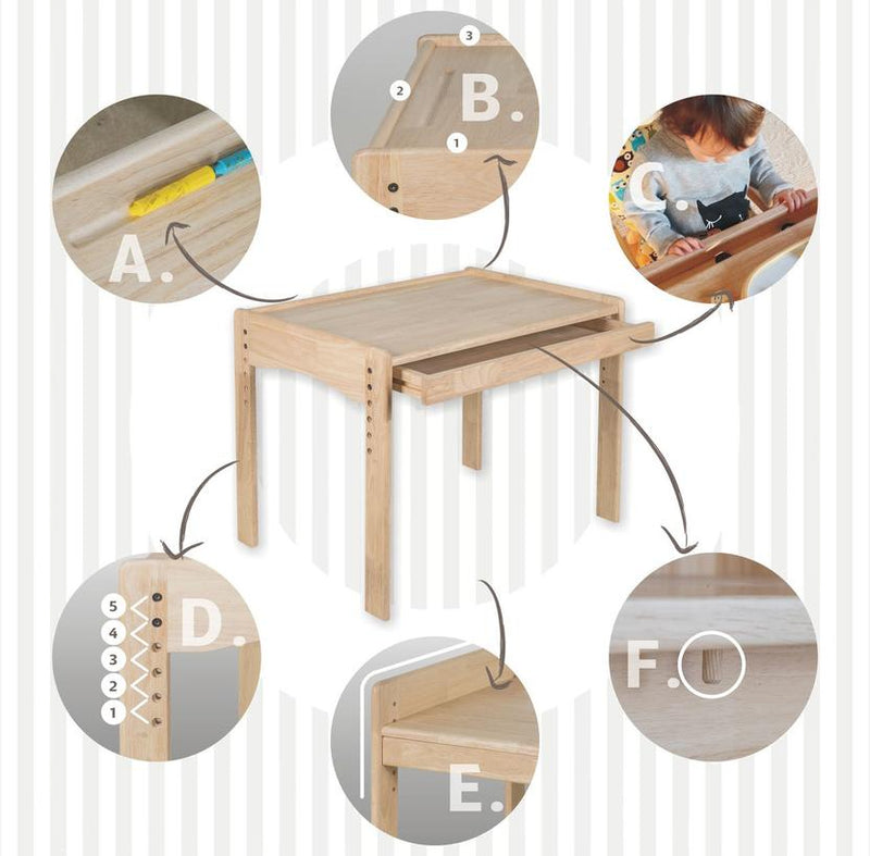 Primary Adjustable Duck Table and Chair Set