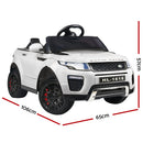 Rigo Ride On Car Toy Kids Electric Cars 12V Battery SUV White