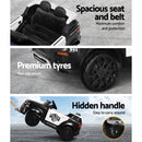 Rigo Kids Ride On Car Electric Patrol Police Toy Cars Remote Control 12V Black