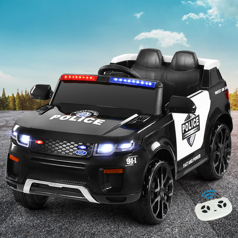 Rigo Kids Ride On Car Electric Patrol Police Toy Cars Remote Control