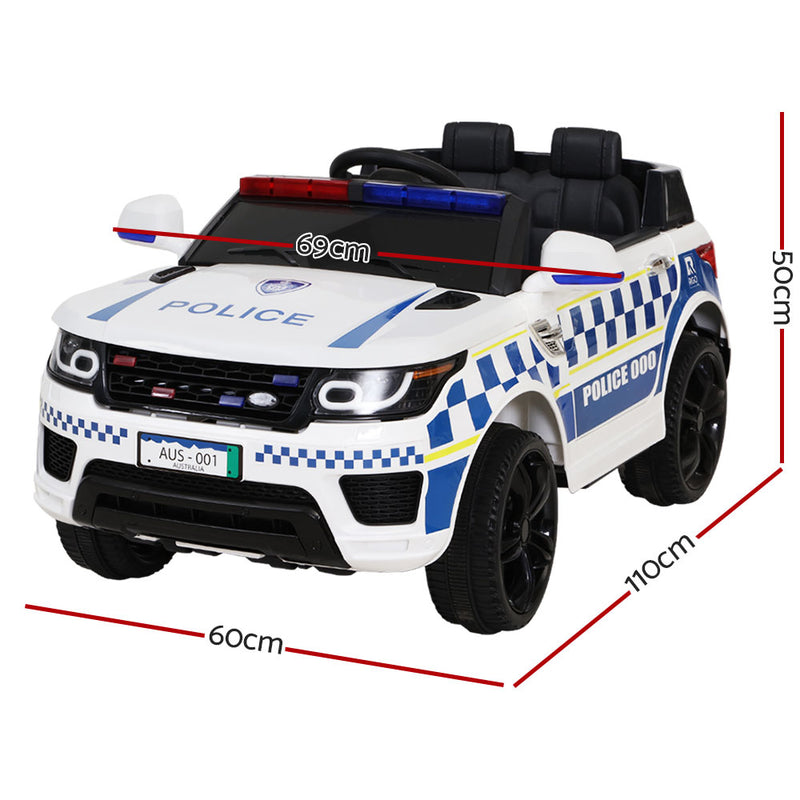 Rigo Kids Ride On Car Inspired Patrol Police Electric Powered Toy Cars