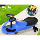 Kids Ride On Swing Car - Blue
