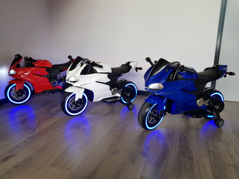 Little Riders Kids Ride On Motorbike Ducati Replica Electric Toy 12V