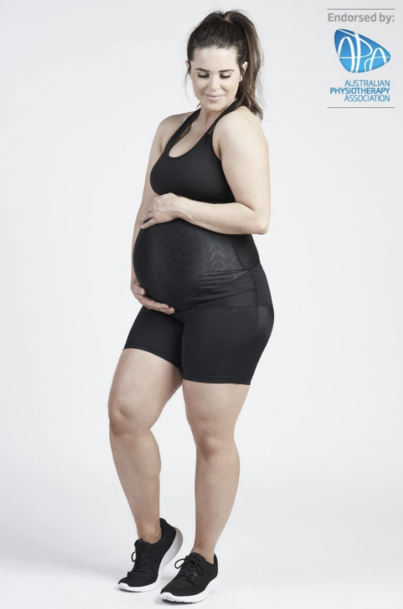 SRC Pregnancy Shorts Mini Over The Bump Black
