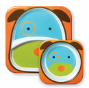 Skip Hop Zoo Melamine Plate & Bowl Set