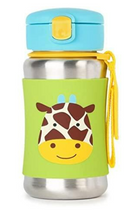 Skip Hop Zoo Stainless Steel Straw Bottle