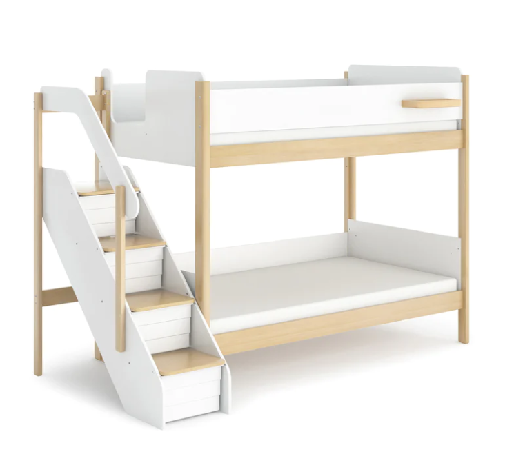 Boori Natty King Single Bunk W Storage Staircase