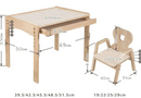 My Duckling KAYA Primary Adjustable Table and Chair Set - Duck