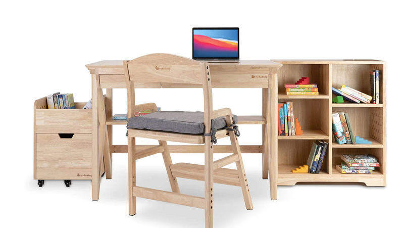 My duckling NALA Solid Wood Study Desk With Easel