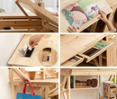 My duckling NALA Solid Wood Study Desk With Easel