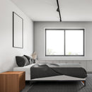 Milano Decor Sorrento Metal Wood Bed Frame Mattress Base Platform Modern Black - Queen - Black