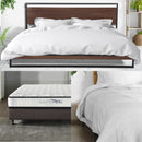 Azure Bed Frame + Comforpedic Mattress + 250GSM Bamboo Quilt Package Deal Set - Double