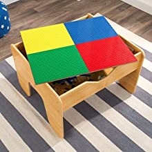 2-in-1 Activity Table with Board for kids 64 x 60 x 40 cm