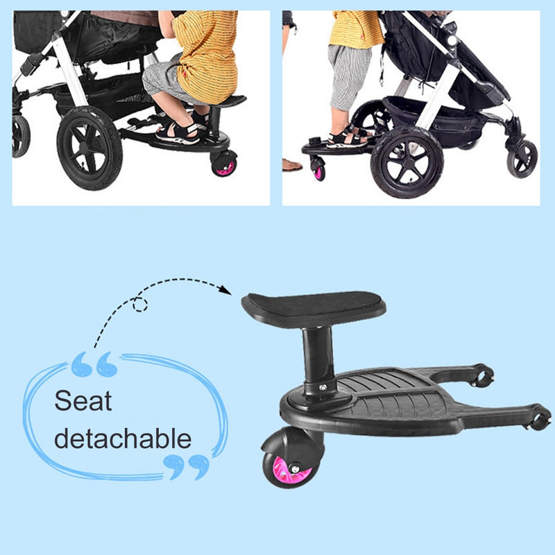 Stroller step clearance board