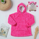 Kids Comfy Blanket Hoodie Ultra Plush Giant Sweatshirt Huggle Fleece Warm Hooded