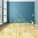 100PCS Starry Sky Forts Building Kit Construction Toy Tent Kids Hut Fortress Set Gift