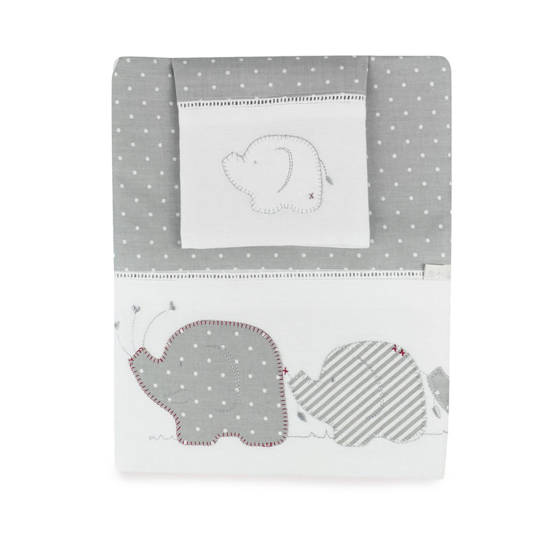 Bubba Blue Petit Elephant Bassinet/Cradle Sheet Set 75331