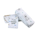 Bubba Blue Aussie Animal 2Pk Muslin Wraps 104567