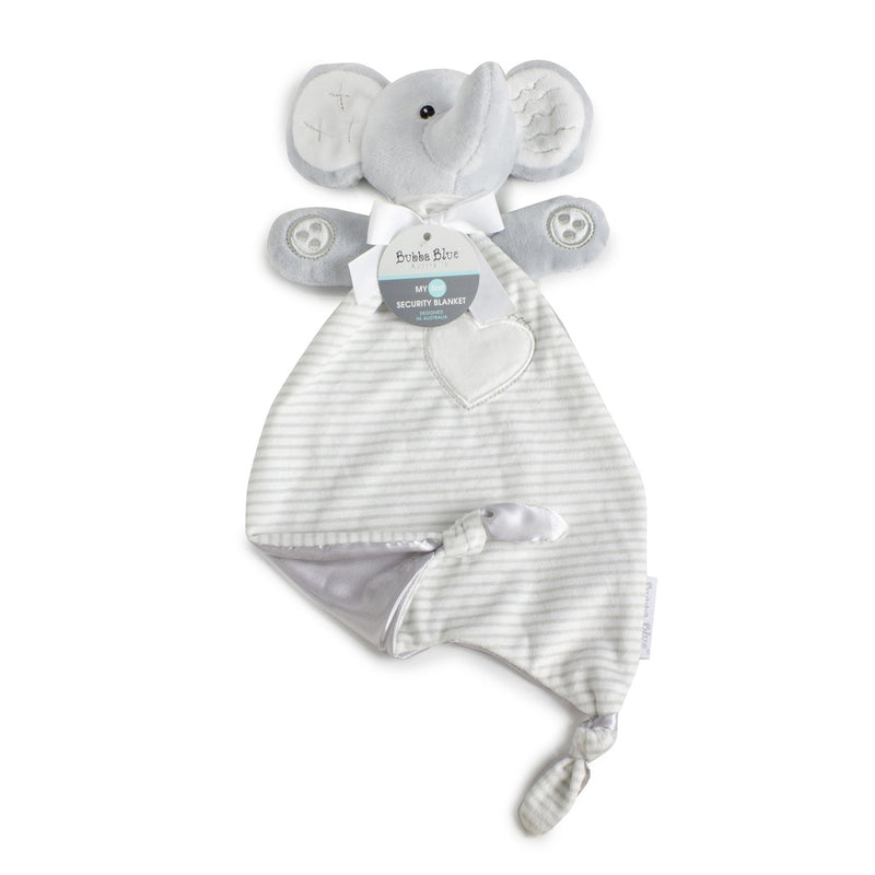 Bubba Blue Elephant Security Blanket