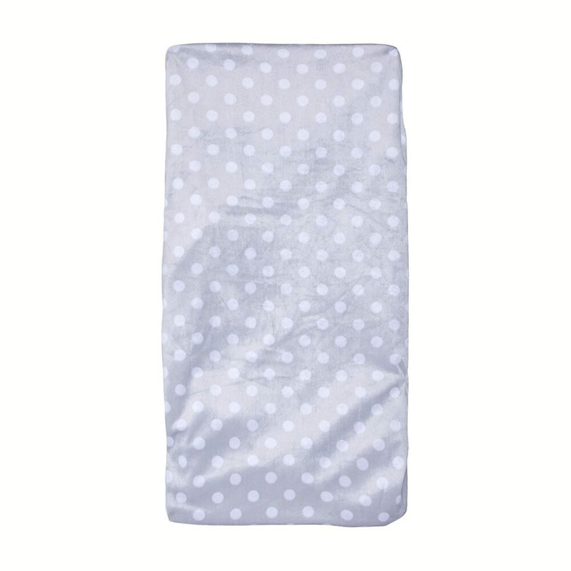 Bubba Blue Grey Polka Dots Change Mat Cover 96480