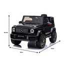 Kahuna Mercedes Benz AMG G63 Licensed Kids Ride On Electric Car Remote Control - Black