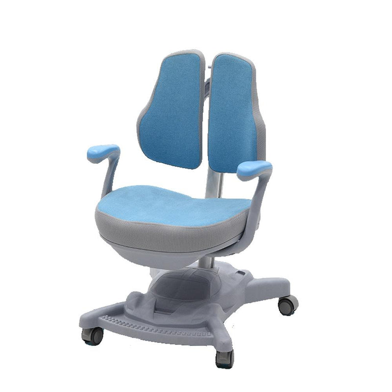 Height Adjustable Children Kids Ergonomic Study Desk Chair Set 80cm Blue AU